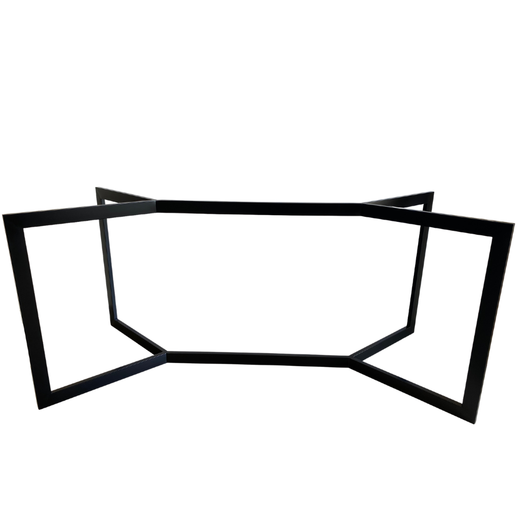 pé base de mesa aço inox polido cromado escovada para tampos pesados redondos quadrados retangulares pedra mármore vidro madeira