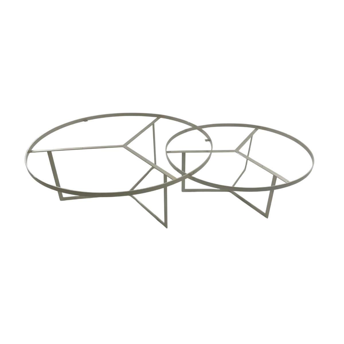 Base pé de mesa duplo par de centro canto redondas para tampo de pedra madeira dois tampos aço inox champanhe luxo decoração