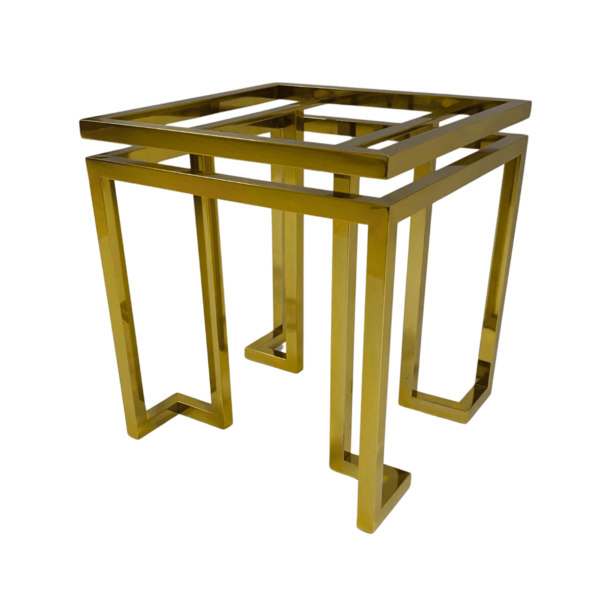 base pé de mesa de centro aço inox dourado ouro verniz para sala de estar vidro madeira pedra mármore alto padrão luxo