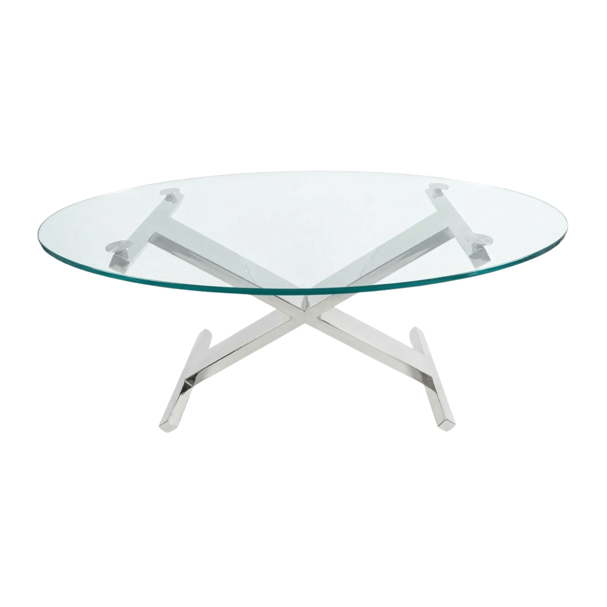 Base de mesa em X vertical polida cromada para mesa de jantar aço innox tampo de vidro pedra madeira