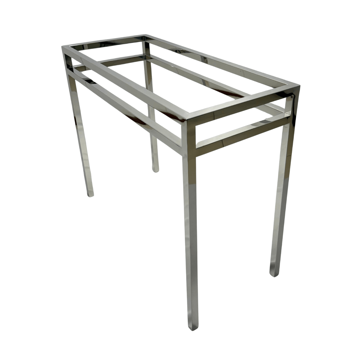 aparador base pé de mesa de canto inox tampo de vidro madeira pedra mármore polido cromado aço inox